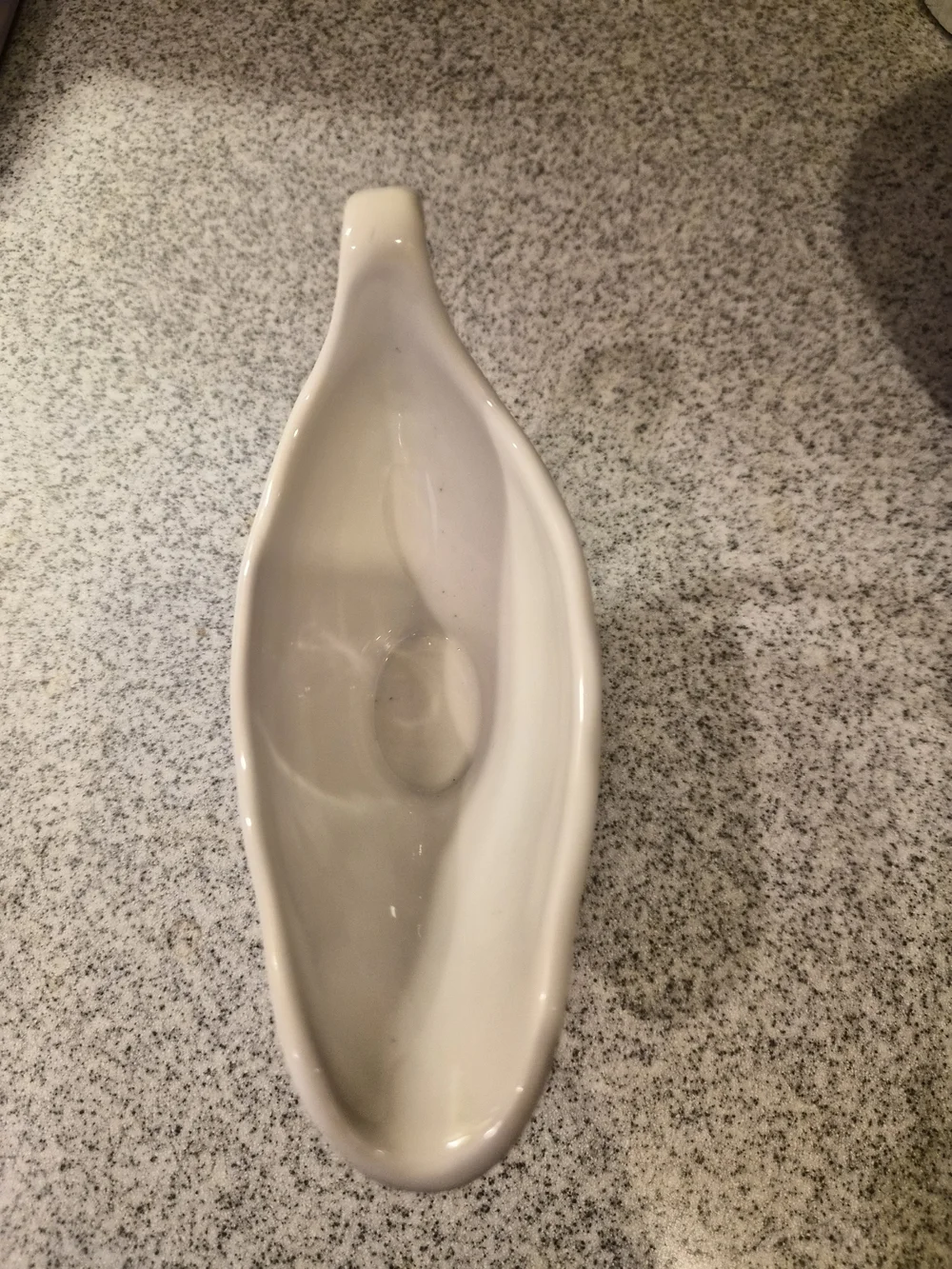 Vintage Jackson China Falls Creek PA Floral Gravy Boat / Sauce Pitcher